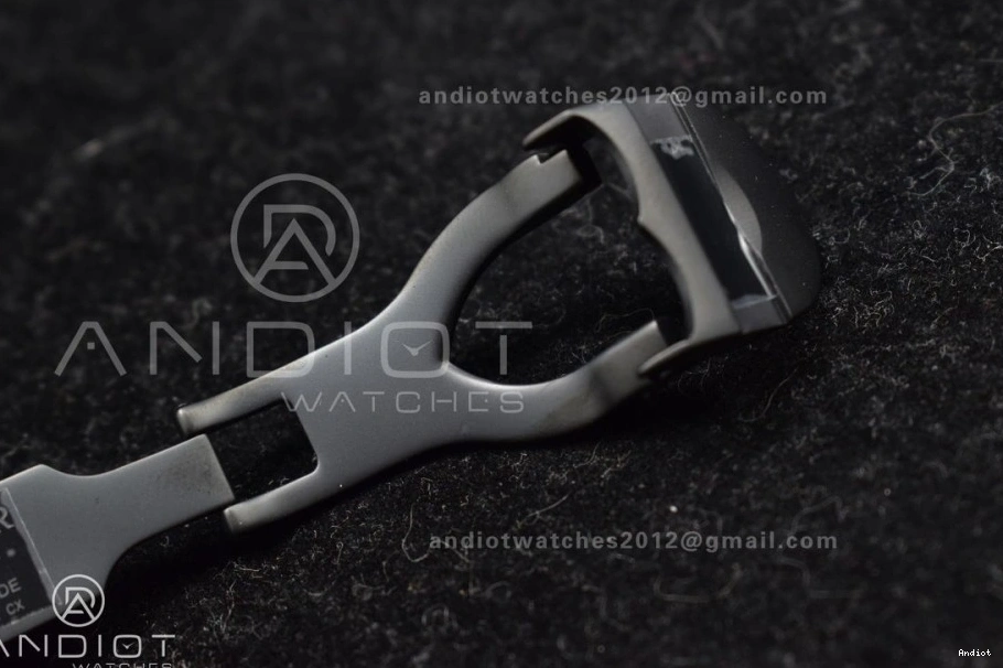 Strap Bay on Bezel DLC Best A2824 Edition Black Leather 1:1 ZF Dark V5 Heritage Distressed Black 0116